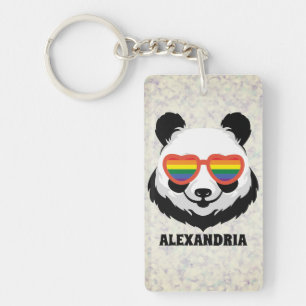 Cute Panda Bear Regnbåge HBT-TQ