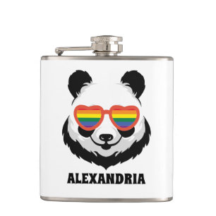 Cute Panda Bear   Regnbåge   HBT-TQ Fickplunta