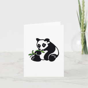Cute PANDA Bear - Riktad djurgrafik - Kort