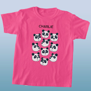 Cute Panda Bear T Shirt