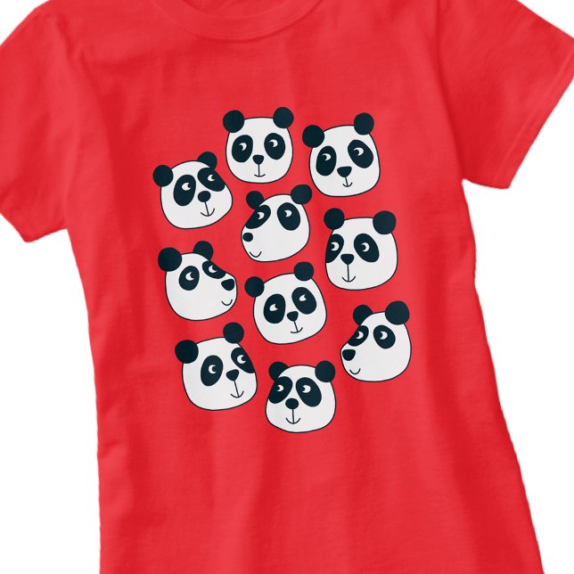 Cute Panda Bear T Shirt (Skapare uppladdad)