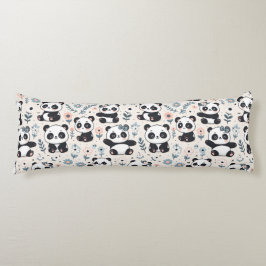 Cute Panda Bears Kroppskudde