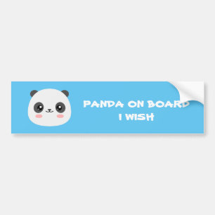 Cute Panda Bildekal