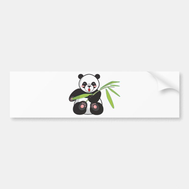 Cute Panda Bildekal (Framsidan)