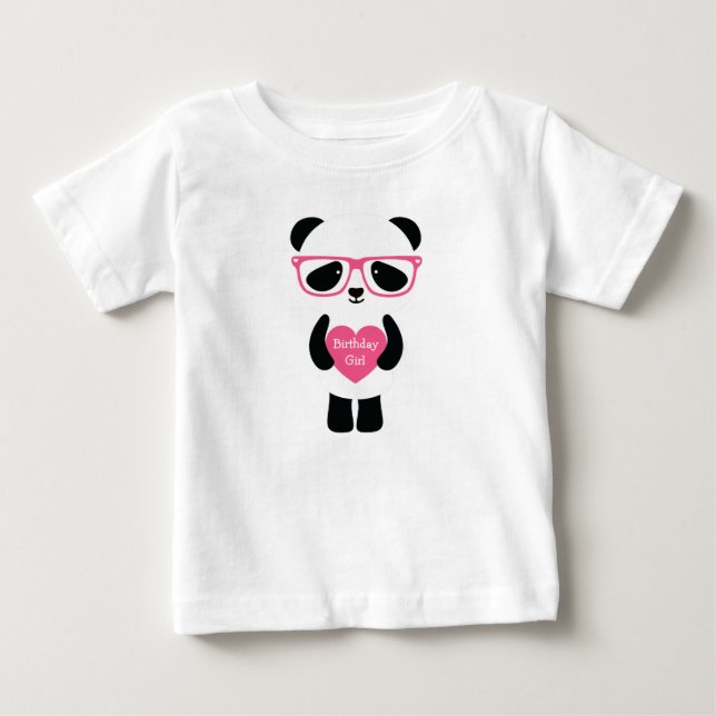 Cute Panda Birthday Tröja (Framsida)