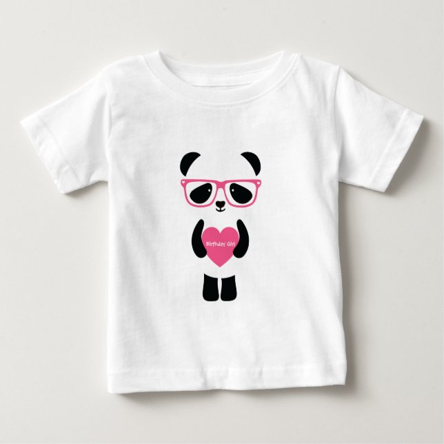 Cute Panda Birthday Tröja (Framsida)