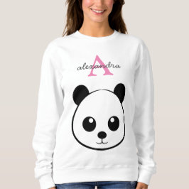 Cute panda björn anpassningsbar Monogram T Shirt