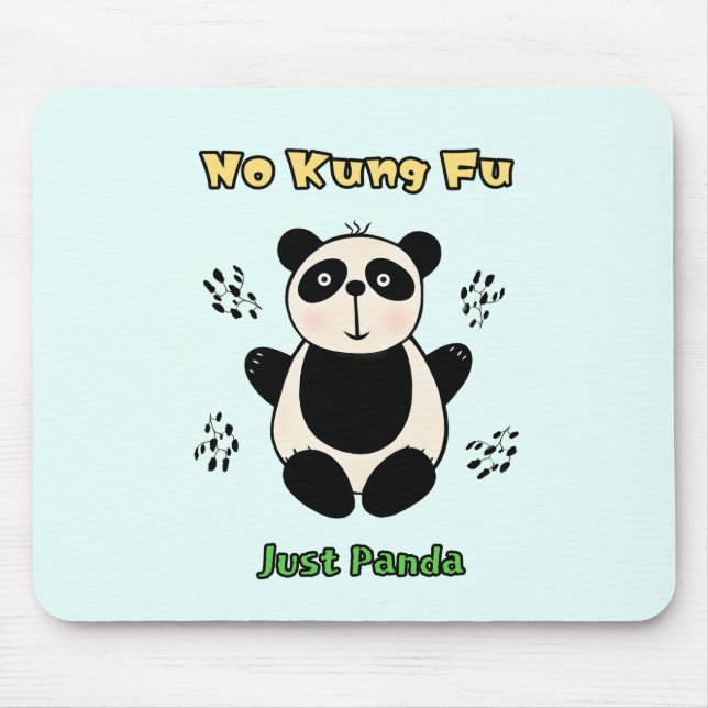 Cute panda-björn musmatta (Framsidan)