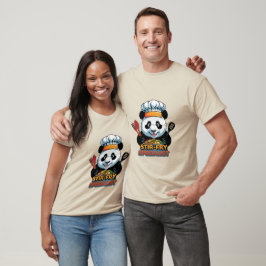 Cute Panda Chef Stir-Fry Shirt - Food Älskare Gift T