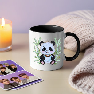 Cute Panda Coffee Mugg - Adsible Bamboo Art