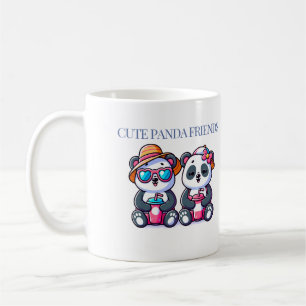 Cute Panda Design Kaffemugg