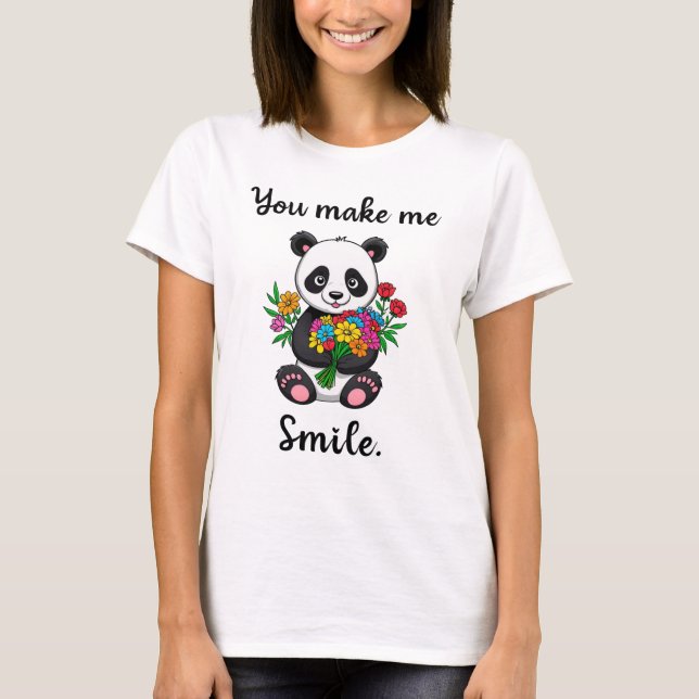 Cute Panda du gör mig till sjömil T Shirt (Framsida)