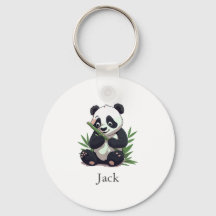 Cute Panda Greenery Bamboo Födelsedagsfest