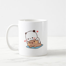 Cute Panda har ett par hugin, bubu och dudu kärlek Kaffemugg