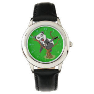 Cute Panda-illustration Armbandsur