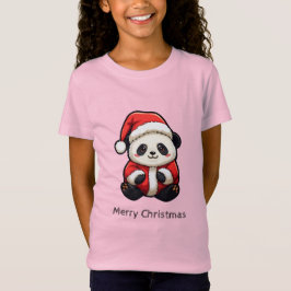 Cute Panda Jultomten jul T-Shirt
