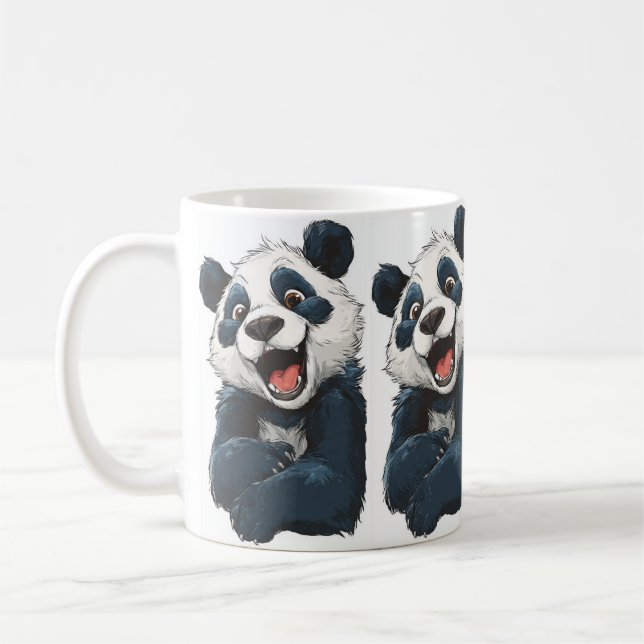 Cute panda kaffemugg (Vänster)