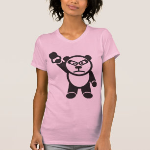 Cute Panda - Kettle Bell Snatch - Bamboo Strong T-shirt