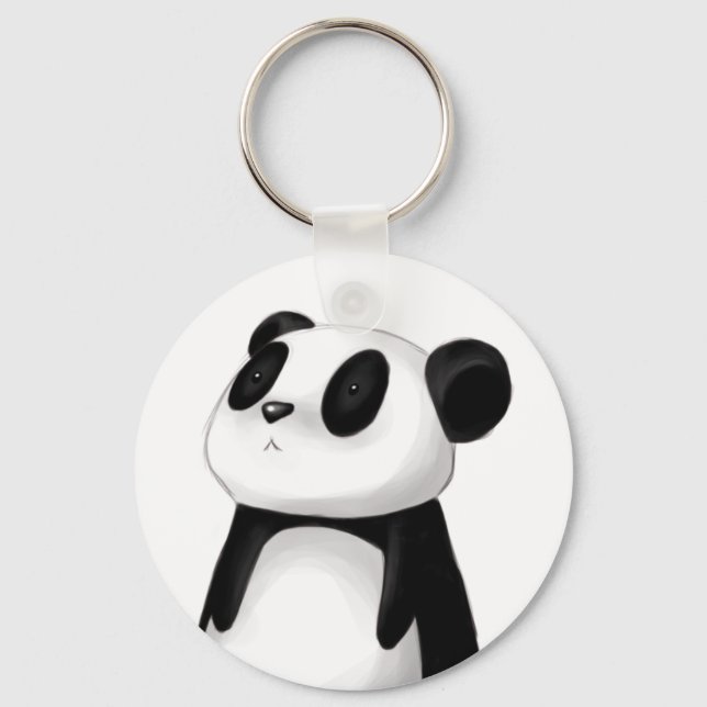 Cute Panda Keychain Nyckelring (Framsida)