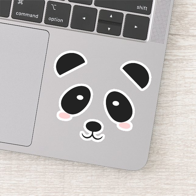 Cute Panda Klistermärken (Detalj)
