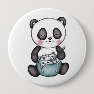Cute Panda Knapp