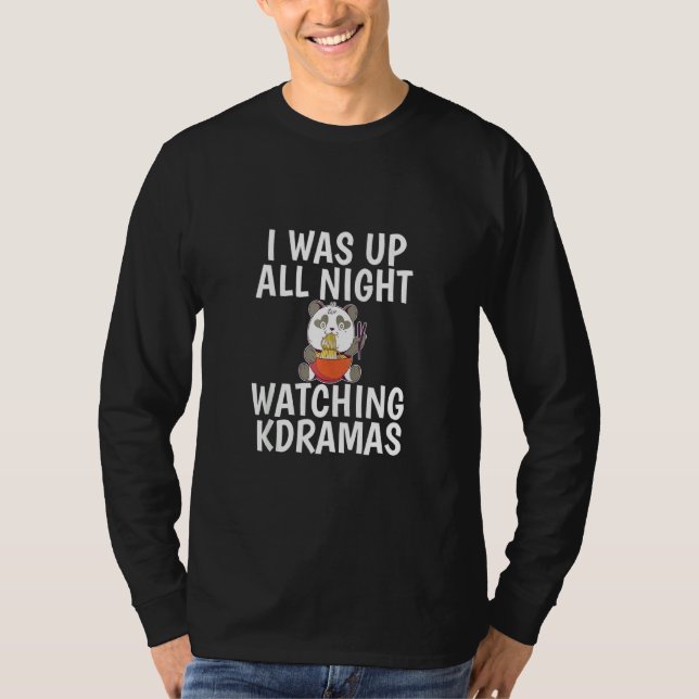 Cute Panda koreansk K Drama K Pop T Shirt (Framsida)