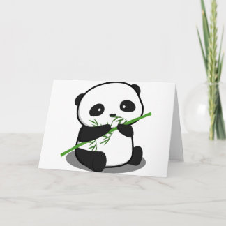 Cute Panda Kort