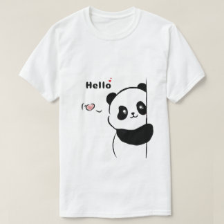 Cute Panda look T-Shirt | Lönsam animalisk grafik