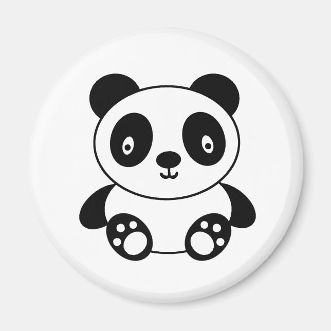 Cute Panda Magnet (Framsidan)
