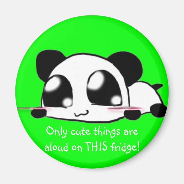 Cute Panda Mangnet Magnet (Framsidan)