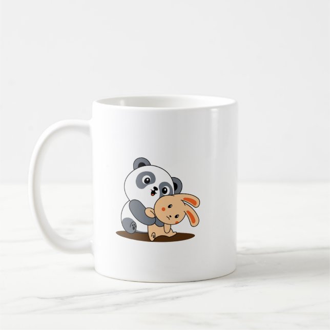 Cute Panda Mugg (Vänster)