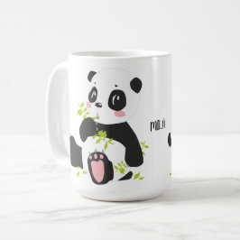 Cute panda namn kaffemugg