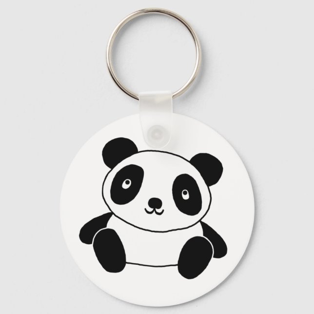 Cute Panda Nyckelring (Framsida)