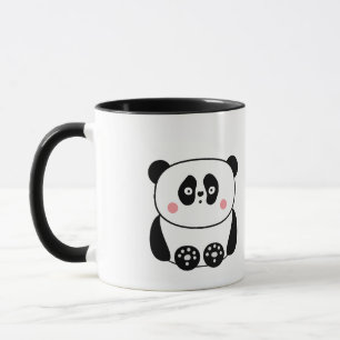 Cute panda personlig mugg