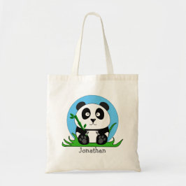 Cute Panda Personlig Tygkasse