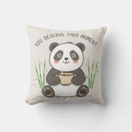 Cute Panda Pillow Kudde