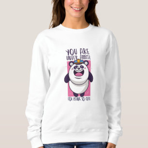 Cute panda-polis t shirt