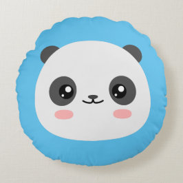 Cute Panda Rund Kudde