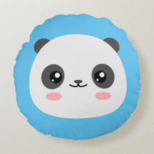 Cute Panda Rund Kudde