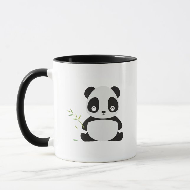 Cute Panda Shaped Coffee Kopp (Vänster)
