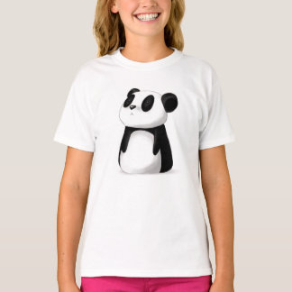 Cute Panda Shirt för barn Tee Shirt