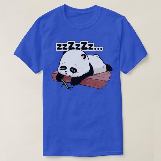 Cute panda sover t shirt (Design framsida)