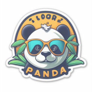 Cute Panda Stickers för barn och Vuxnor Klistermärken