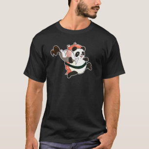 Cute Panda Sushi med räkor, rå soy Sauce Fi T Shirt