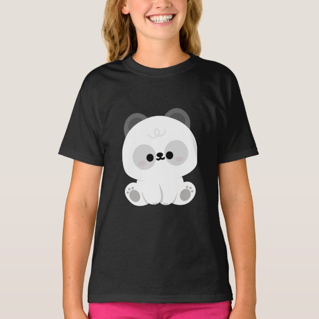 Cute Panda T Shirt (Framsida)