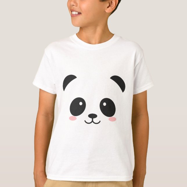 Cute Panda T-shirt (Framsida)