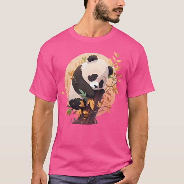 Cute Panda T Shirt (Framsida)