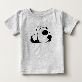 Cute Panda Tecknad Zzz T Shirt
