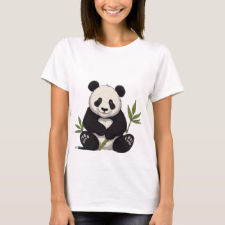 Cute Panda TShirt T Shirt
