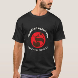 Cute Panda Valentiness Bamboo Girlvän Boykompis T Shirt